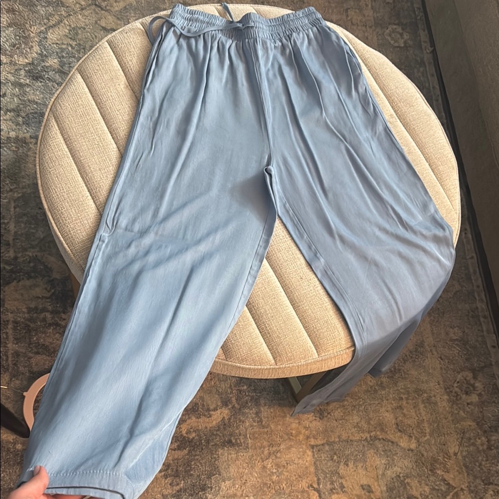 Light Blue Relaxed Pants